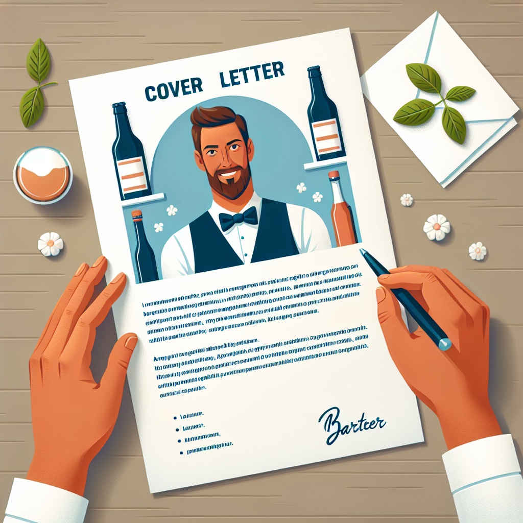 Bartender Cover Letter Generator