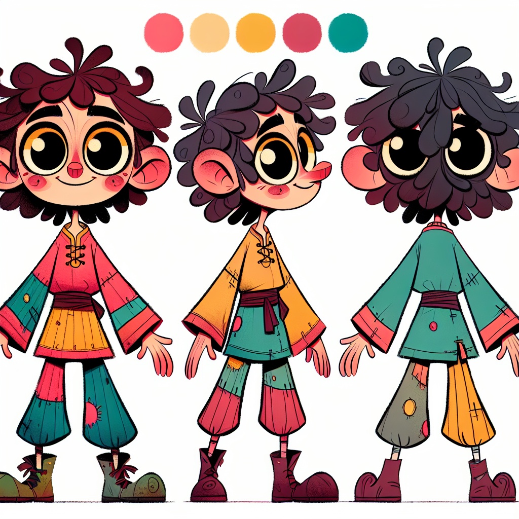 Cartoon Character Turnaround Generator