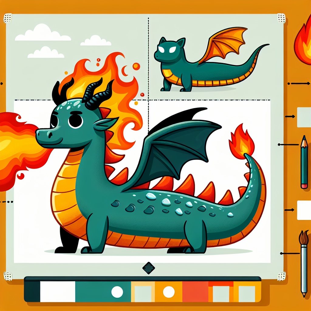 Cartoon Dragon Generator