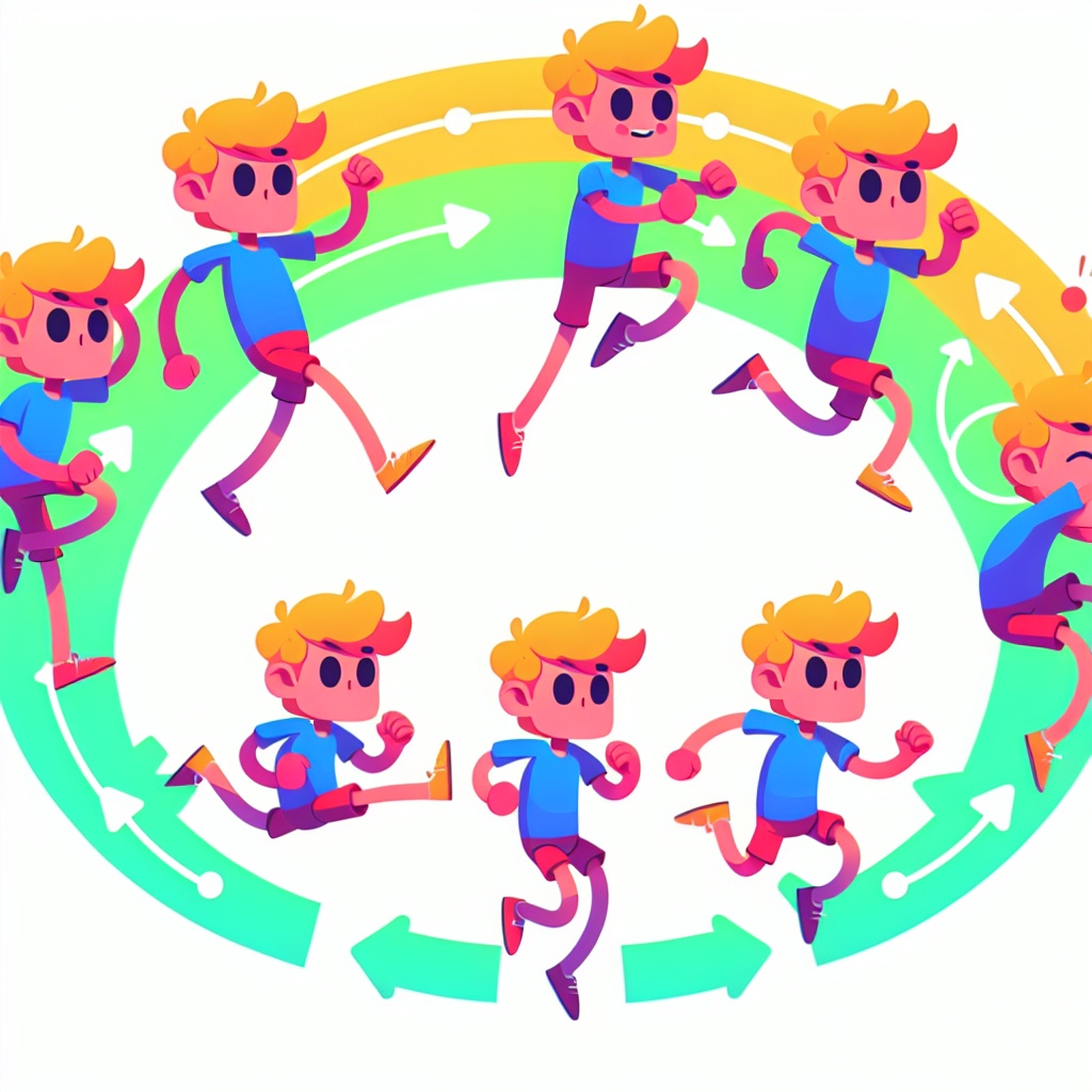 Cartoon Jump Cycle Generator