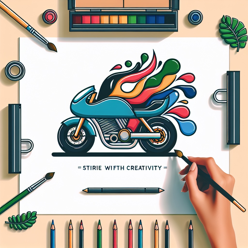 Cartoon Motorcycle Generator