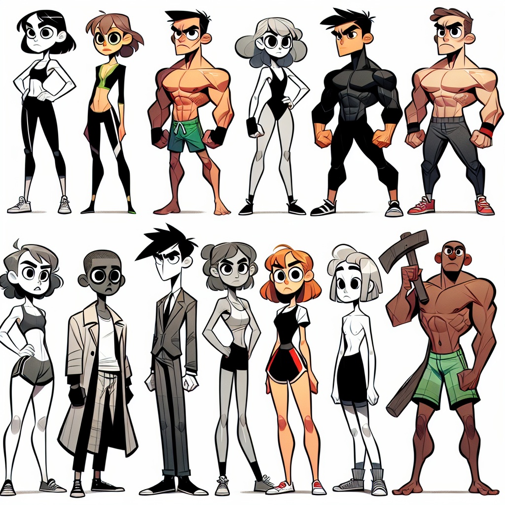 Cartoon Static Pose Generator