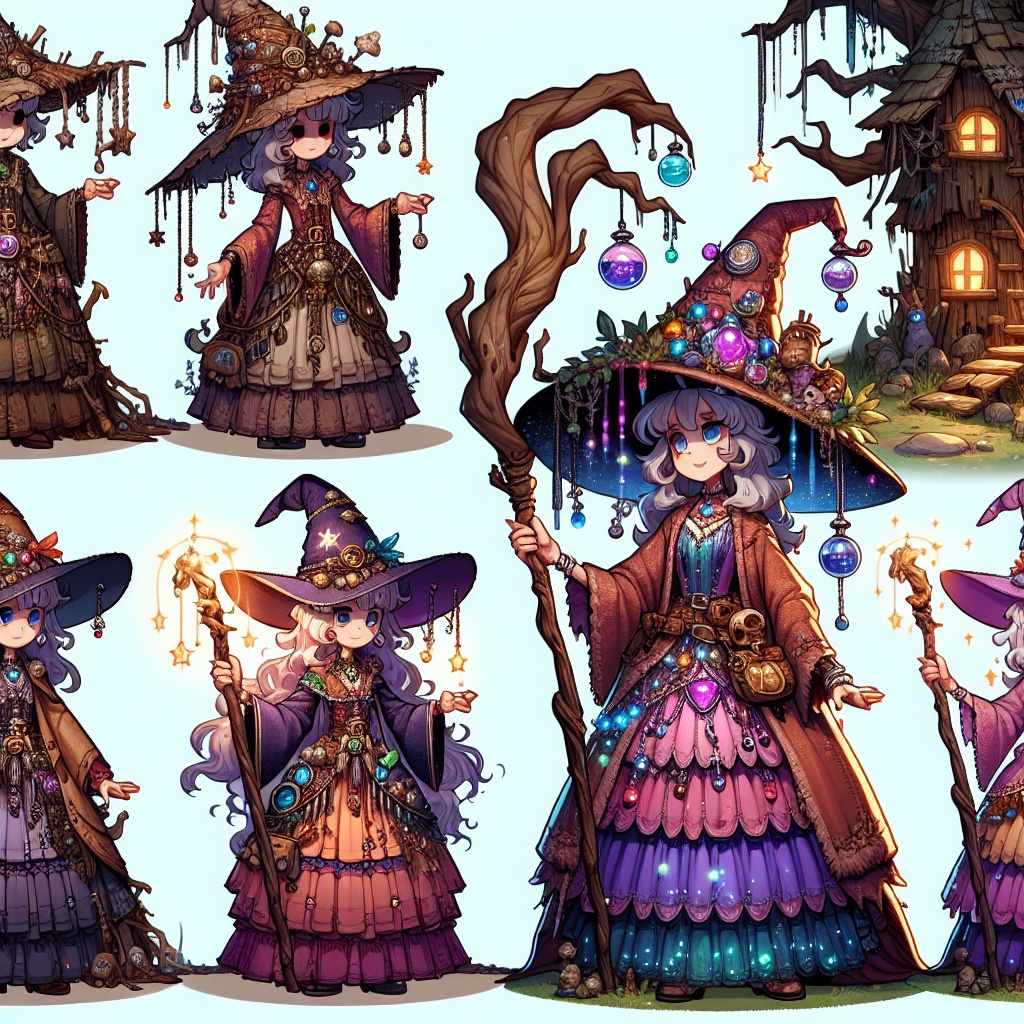 Cartoon Witch Character Generator