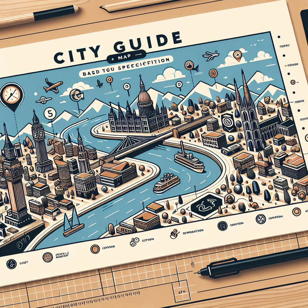 City Guide Map Illustration Generator