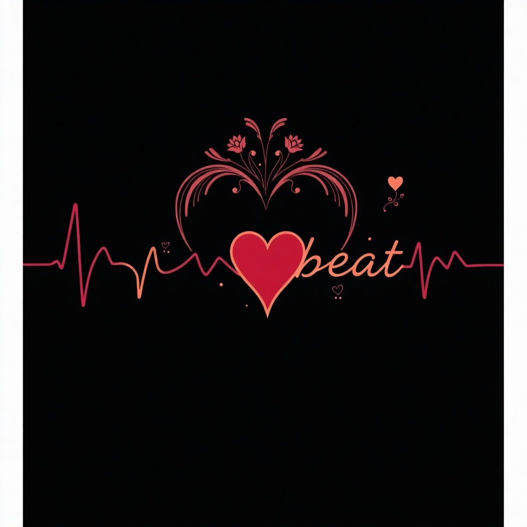 Heartbeat Name Tattoo Generator