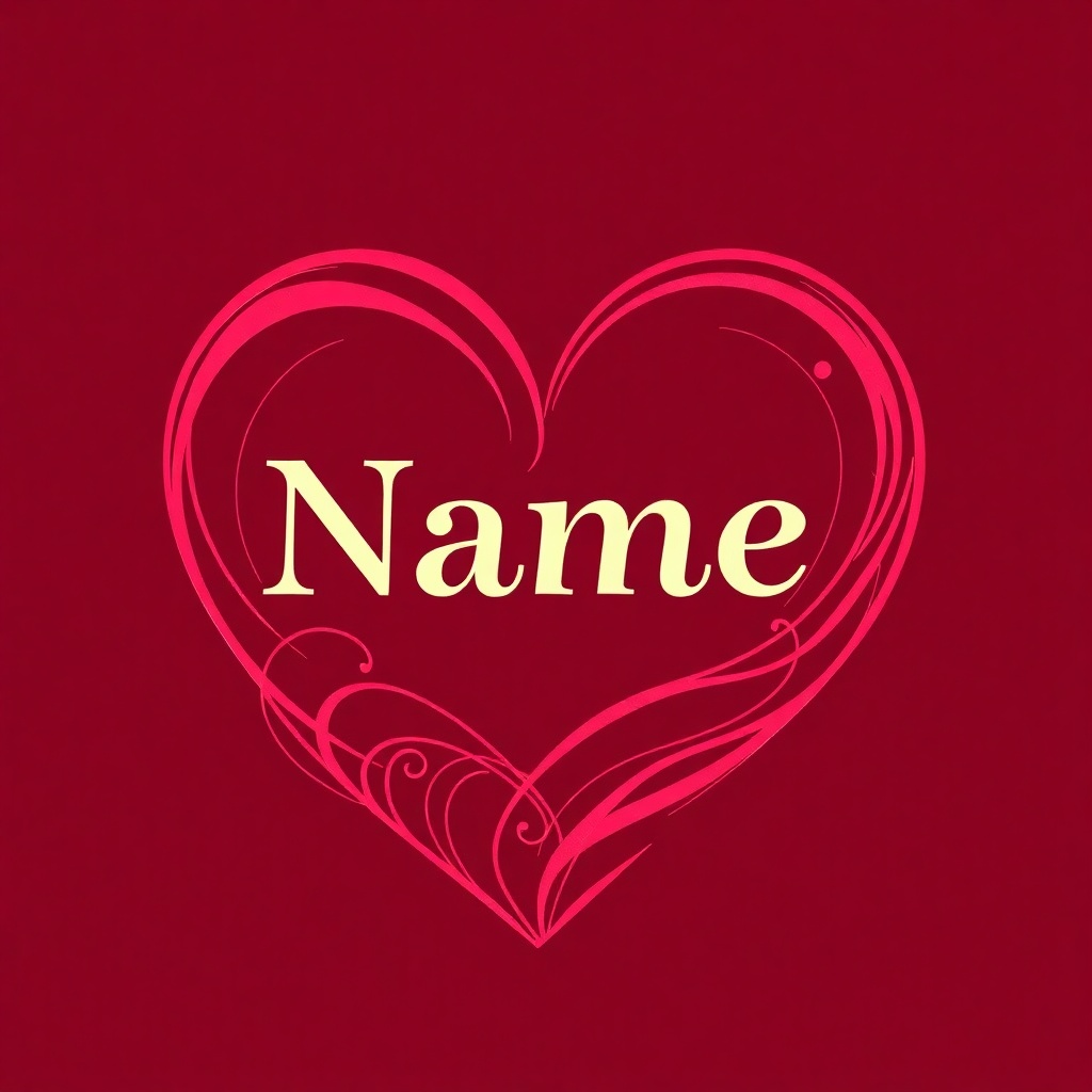 Name In Heart Shape Generator