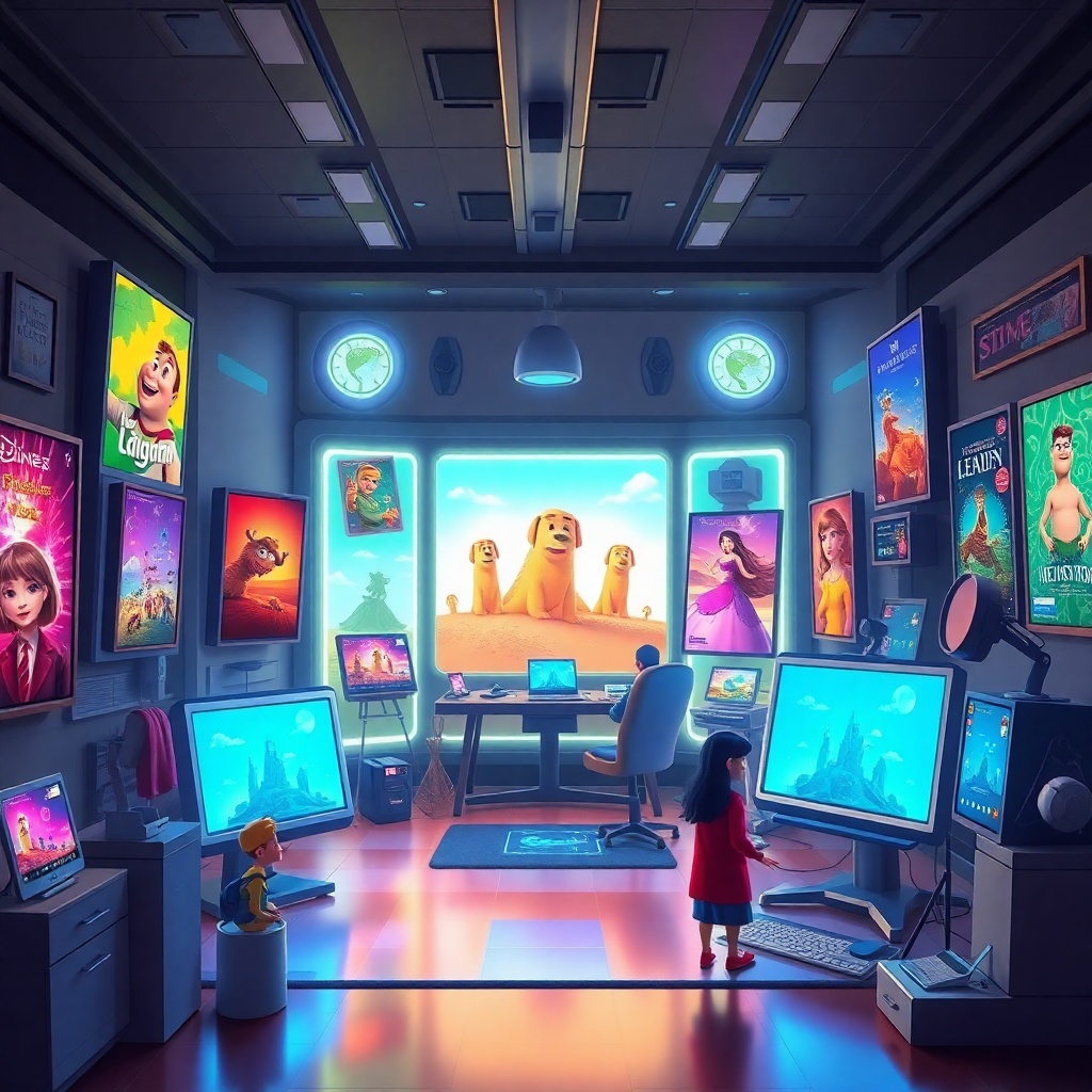 Pixar Movie Posters Generator