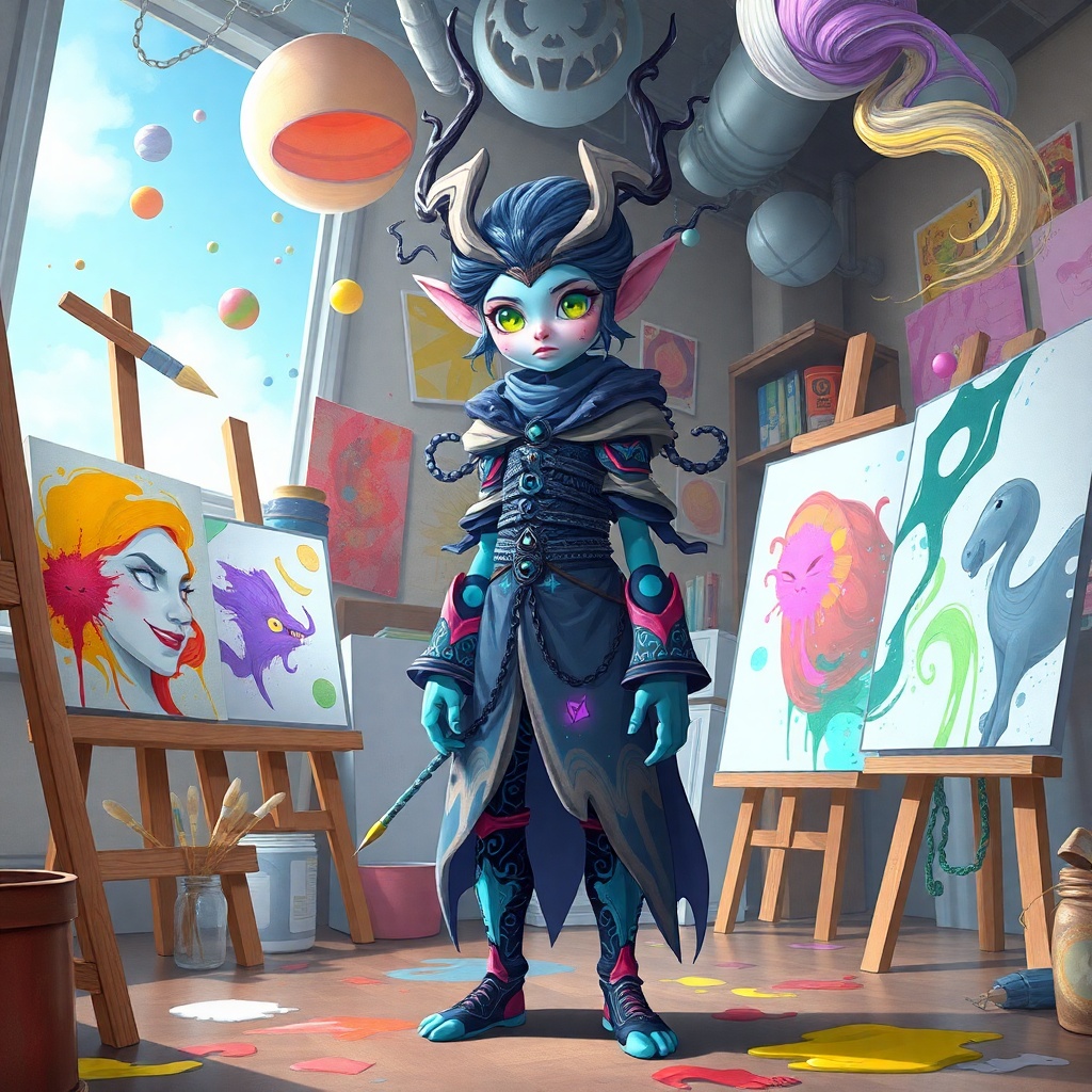 Random Art Prompt Generator Character